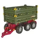 Причіп на 6 колесах Rolly Toys rollyMulti Trailer, зелений (125012)