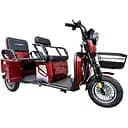 Электроскутер Трехколесный Crosser TR-5 Tranzit (1200W, 72V,24Ah) Красный