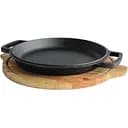 Cковорода Brizoll Horeca чугунная с подставкой 28х2.5 см (H280-D)