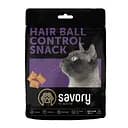 Лакомства хрустящие Savory Cats Snacks Pillows Hair Ball Control Для взрослых котов подушечки для выведения шерсти 180 г
