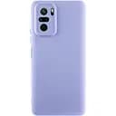 Чехол Silicone Cover Lakshmi Full Camera (AAA) для Xiaomi Redmi Note 10 / Note 10s / Poco M5s Сиреневый / Dasheen