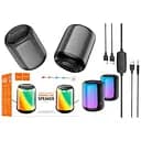 Портативна Bluetooth колонка з підсвічуванням RGB Hoco BS56 Colorful BT Wired 2 в 1 Computer Speaker