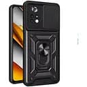 Ударостійкий чохол Camshield Serge Ring для Xiaomi Poco M4 Pro 4G Чорний