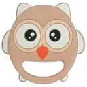 Прорезыватель для зубов Lindo Сова, бежевый (LI 326 беж)