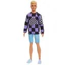 Кукла Кен Barbie в свитере в клеточку (HBV25)