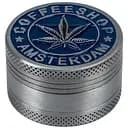 Гриндер для измельчения табака Амстердам HL-243 COFFEESHOP Silver Blue (10903)