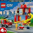 Конструктор LEGO City Пожежне депо та пожежна машина, 153 деталей (60375)