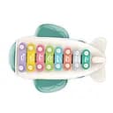 Іграшковий ксилофон 668-156 "Літак"- з ударними паличками, у подарунковій коробці,зелений