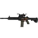 Автомат KB 1216-10209, мягкие патроны с присосками, аккумулятор 3.7V, вибрация, оптический прицел