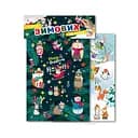 Набор зимних наклеек "Merry Christmas" НС-А5-11-3