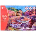 Альбом для ескізів Santi олійними та акриловими фарбами 200 г/м² А5 12 арк. (742549)