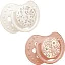 Пустышка LOVI Blossom силиконовая динамическая 3-6 мес. 2 шт. бежевая (22/922girl)