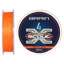 Шнур Brain Scout 4X 150 м (fluoro Orange) 0.183 мм 11.9 кг
