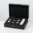 Подарунковий набір "Сталевий" (чорний) - 6 сталевих кубиків 