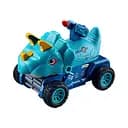 Машинка з треком CY 2224 A, запускатор, стріляє снарядами, довжина траси 87 см, 3 металопластикові машинки