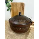 Супник 4 літра керамічний (глиняний) різьблений