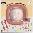 Набір посуду Chicco Set Pappa 12м+ Рожевий (16201.15)