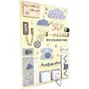 Развивающая игрушка Temple Group Бизиборд для малышей 60х40 см желтый (TG100007)