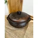 Шашлычница 3.5 л керамическая (глиняная) резная Декор