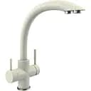 Змішувач під фільтр Platinum 8203 HDF поворотний двоважільний з нержавіючої сталі топаз (SP000034006)