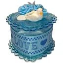 Шкатулка для прикрас Три квіточки Blue (10021)