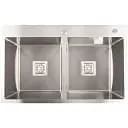 Кухонная мойка Platinum Handmade HDB из нержавеющей стали 3 мм прямоугольная 78x48x23 см (000036122)