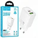 Зарядний пристрій Hoco N61 PD20W + QC3.0 білий