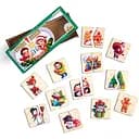 Настільна гра-пазли Новорічні половинки Ubumblebees (ПСД238) PSD238, 12 картинок