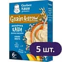 Молочна каша Gerber Вівсяно-пшенична з бананом та манго 1.2 кг (5 шт. х 240 г)