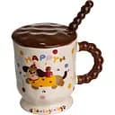 Чашка порцелянова Sausage Dog 400 мл жовтий FM-17A