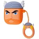 Силиконовый футляр Marvel & DC series для наушников AirPods 1/2 + кольцо Тор/коричневый