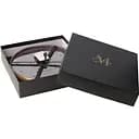 Свічка J-line ароматична у скляній ємності чорно-золотого кольору аромат східний деревний час горіння 55 годин Бельгія (45744)