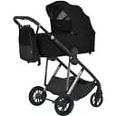 Універсальна коляска 2 в 1 El Camino ME 1190 Coil Jet Black з рюкзаком, дощовиком та москітною сіткою