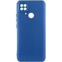 Чохол TPU Getman Liquid Silk Full Camera для Xiaomi Redmi 10C Синій / Navy Blue