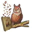 Пазл деревянный Надзиратель Леса, А4, Картонная коробка 100 элементов