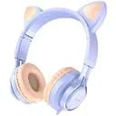Навушники Hoco W36 Cat Ear Блакитний