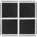 Мат-пазл York Fitness Floor Guard 1.2 см 4 части черный