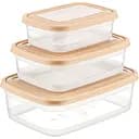 Набір контейнерів для зберігання продуктів Freshlife прямокутні 3 шт. 0.6 л, 1.2 л, 2 л (D-430-03)