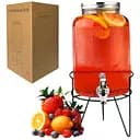 Лимонадниця S&T рельєфний на підставці 3,8 л (9036-2)