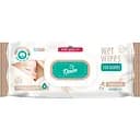 Дитячі вологі серветки Dada Sensetive, без запаху, з клапаном, 72 шт.