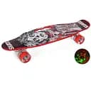 Скейт пенні борд, 58x16 см, алюмінієва підвіска, PU колеса зі світлом, ручка, MS0464 (В асортименті)