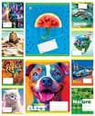 Зошити учнівські 24 аркуша лінія Тверда Мікс 2, 20 шт. в упаковці