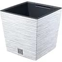 Горшок для цветов Prosperplast Furu с вкладышем 10 л белый (57437-449)