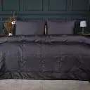 Літній постільний комплект MirSon Line Satin Premium Iron grey Бавовна Дитячий (2200010971538)