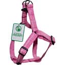 Шлея Lucky Pet Melange, прошита, з фастексом, світловідбивна, 40-54х2 см, рожева