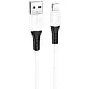 Кабель Hoco X82 USB to iP 2.4A 1 м silicone silicone connectors білий