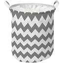 Кошик Idea Home LY-03 Zig Zag 35х45 см сірий (LY-03 круг. ткан. з/кр Zig Zag)