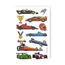 Набор временных татуировок Гонки Tattooshka WS-A038 разноцветные