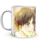 Кухоль GeekLand Attack on Titan Атака Титанів Ерен Мікаса Армін AOT 002.30 330 мл білий