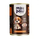 Повнораціонний корм для дорослих собак MAU PAW Шматочки в соусі з птицею консервовані 415 г